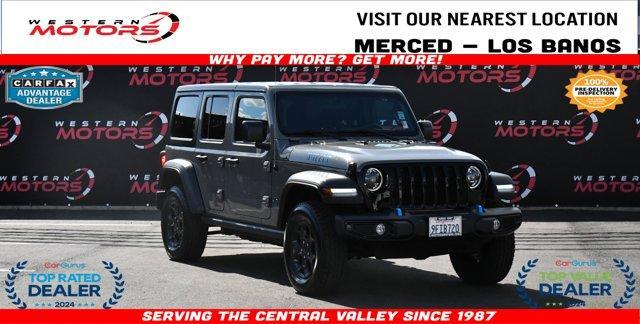 used 2023 Jeep Wrangler 4xe car, priced at $29,999