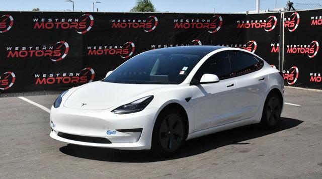 used 2021 Tesla Model 3 car, priced at $23,750