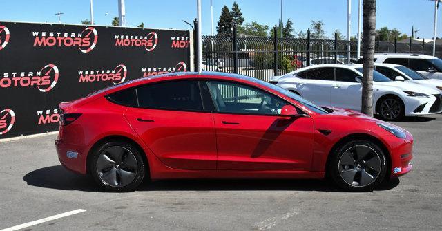 used 2021 Tesla Model 3 car, priced at $26,500