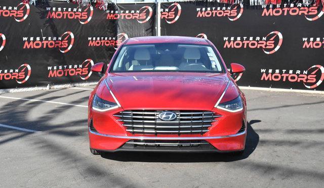 used 2021 Hyundai Sonata Hybrid car, priced at $16,958