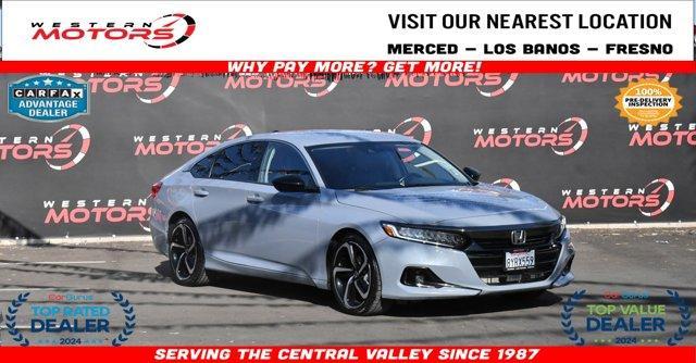 used 2021 Honda Accord car, priced at $24,675