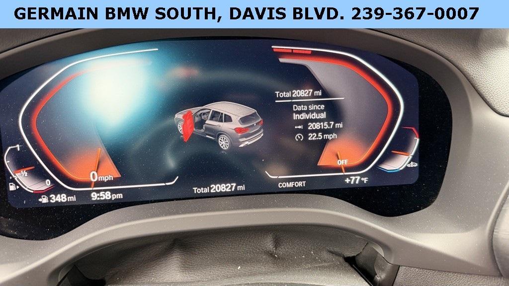 used 2023 BMW X3 car, priced at $38,791