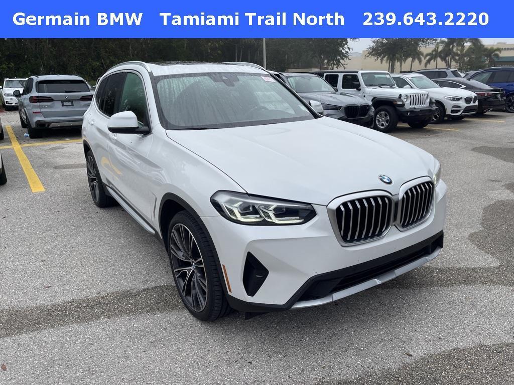 used 2022 BMW X3 car, priced at $32,995