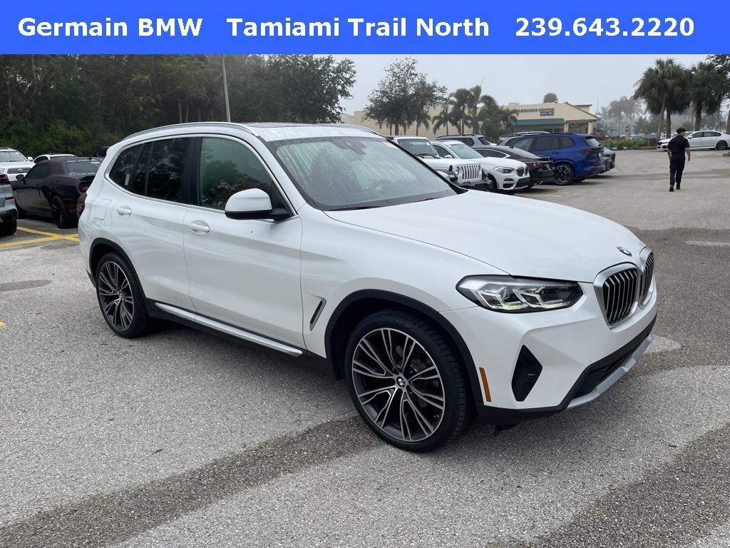 used 2022 BMW X3 car, priced at $32,995