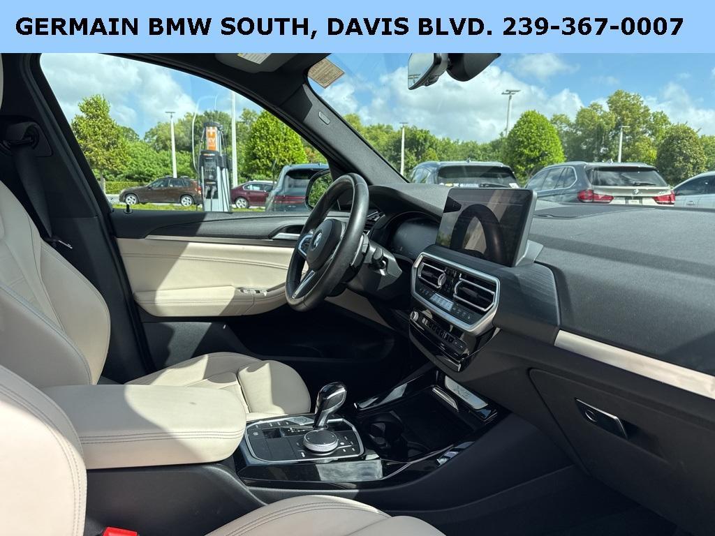 used 2023 BMW X3 car, priced at $38,991
