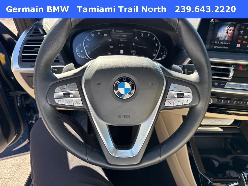 used 2022 BMW X3 car, priced at $37,995