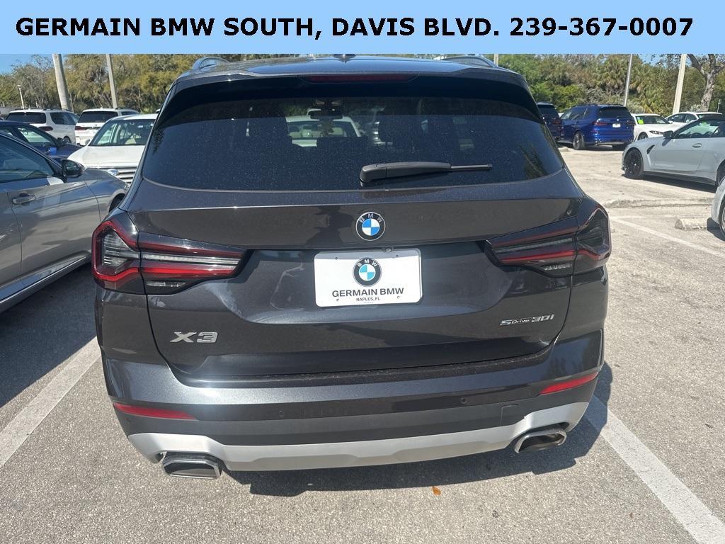 used 2022 BMW X3 car, priced at $33,995