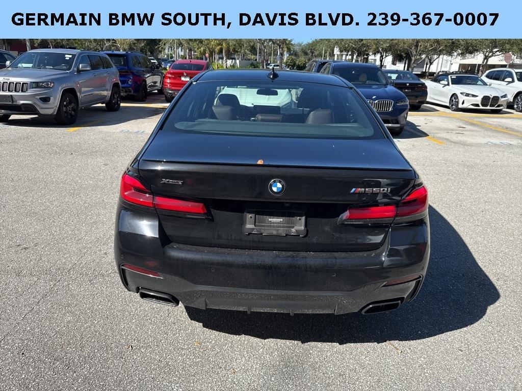 used 2022 BMW M550 car, priced at $59,995