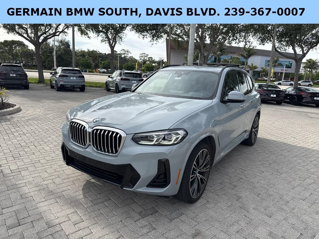 used 2022 BMW X3 car, priced at $38,995