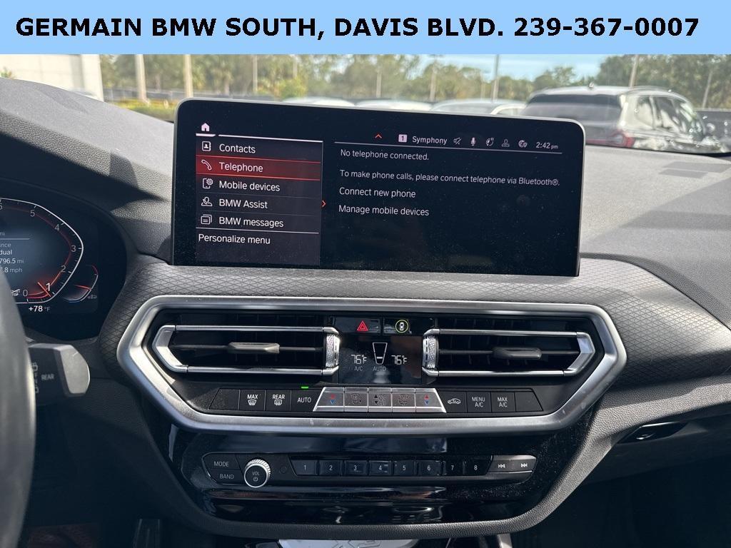 used 2022 BMW X3 car, priced at $38,995