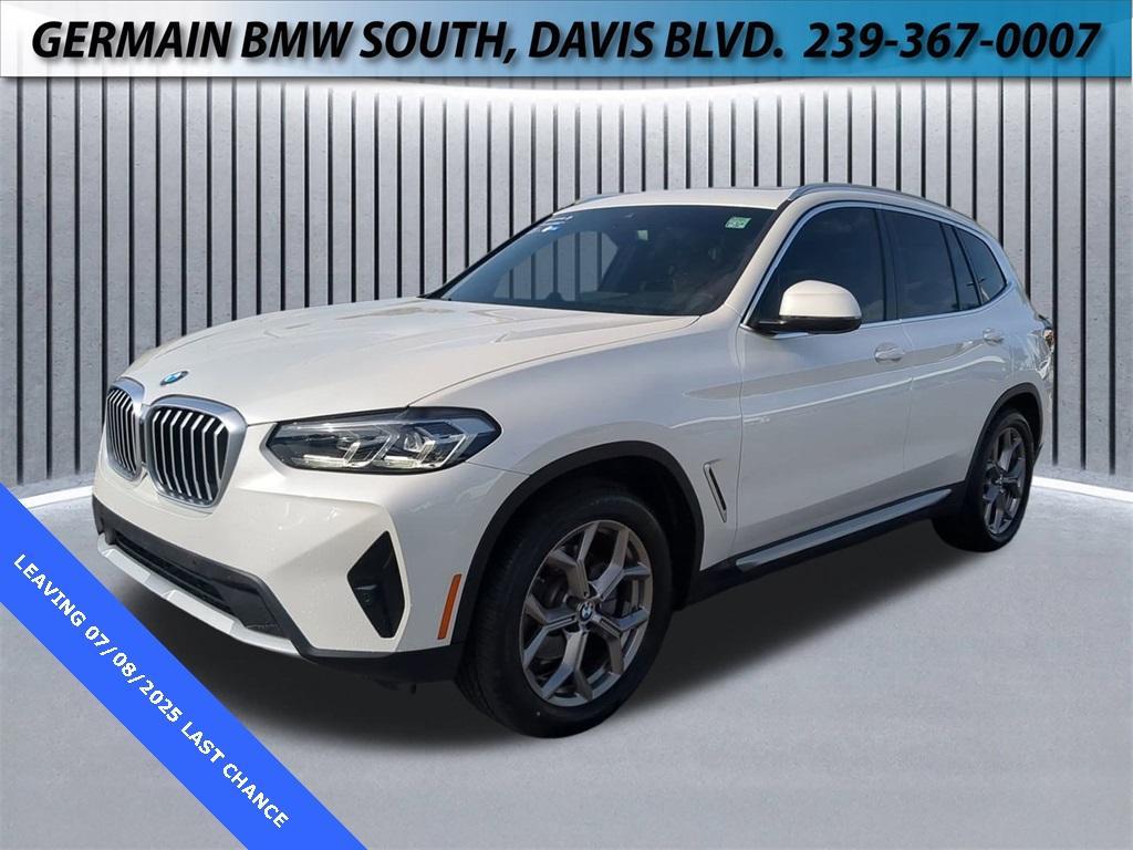 used 2022 BMW X3 car, priced at $33,995