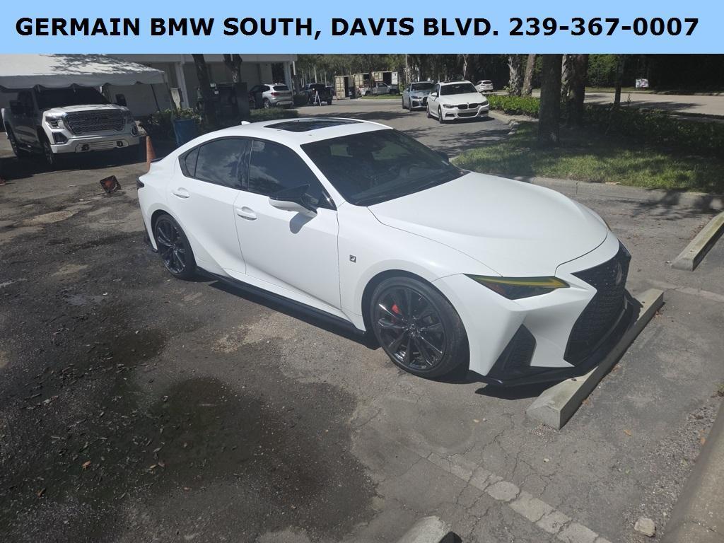 used 2023 Lexus IS 350 car, priced at $45,452