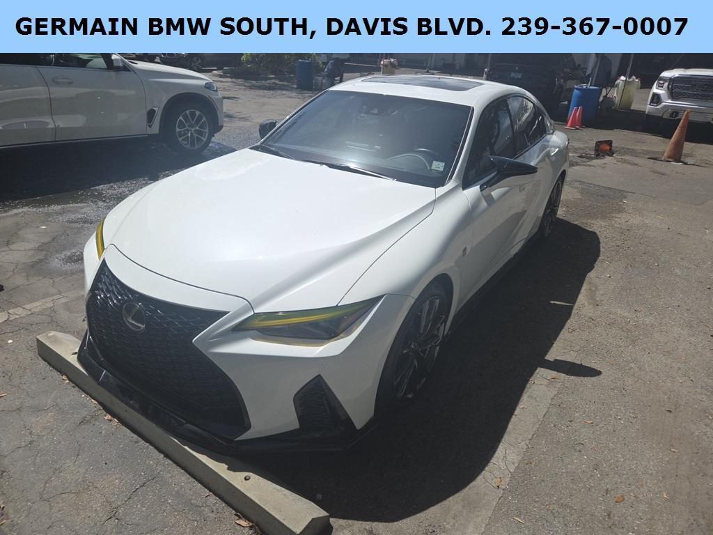 used 2023 Lexus IS 350 car, priced at $45,452