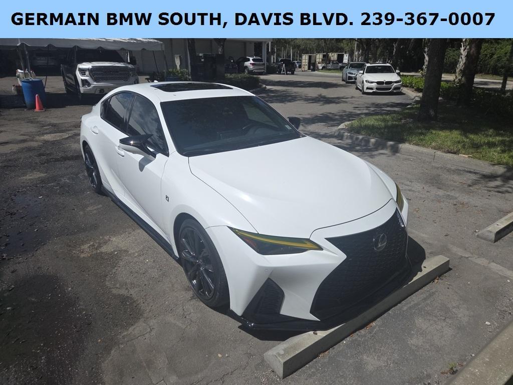 used 2023 Lexus IS 350 car, priced at $45,452