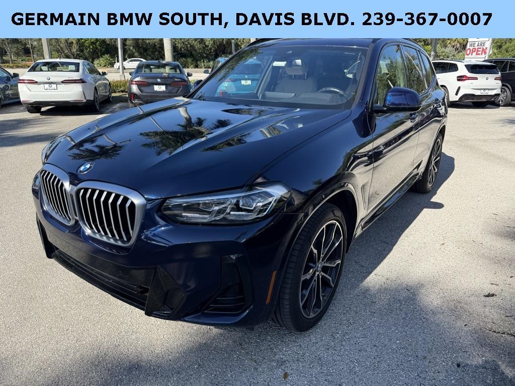 used 2022 BMW X3 car, priced at $38,995