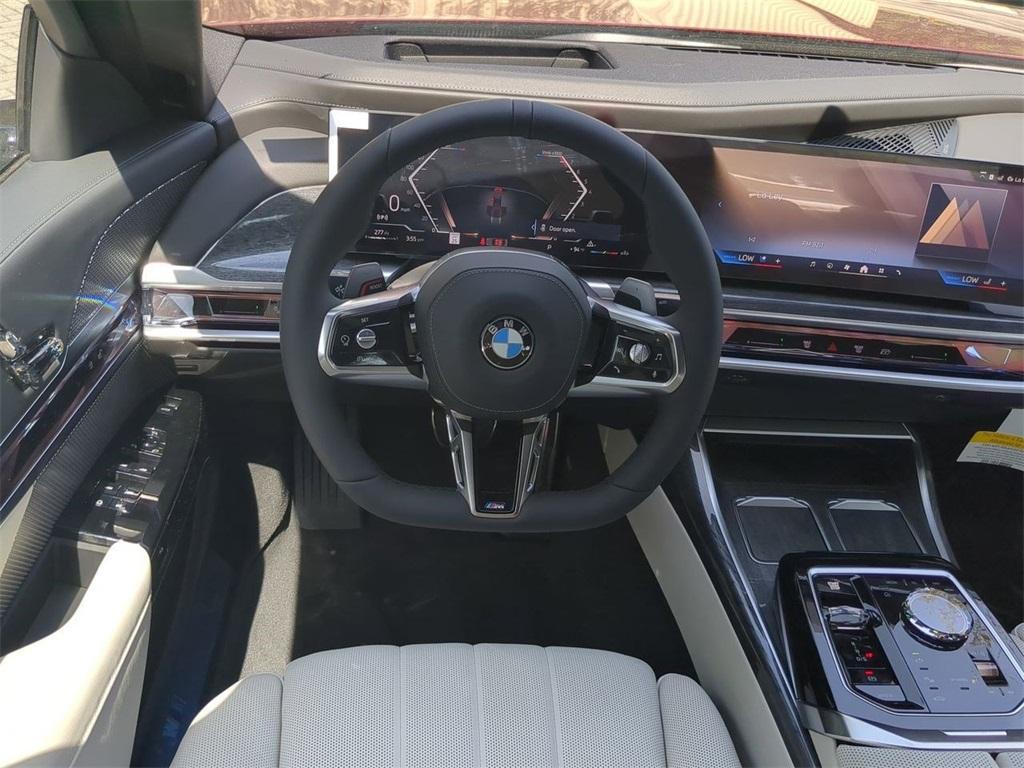 new 2025 BMW 740 car, priced at $106,400