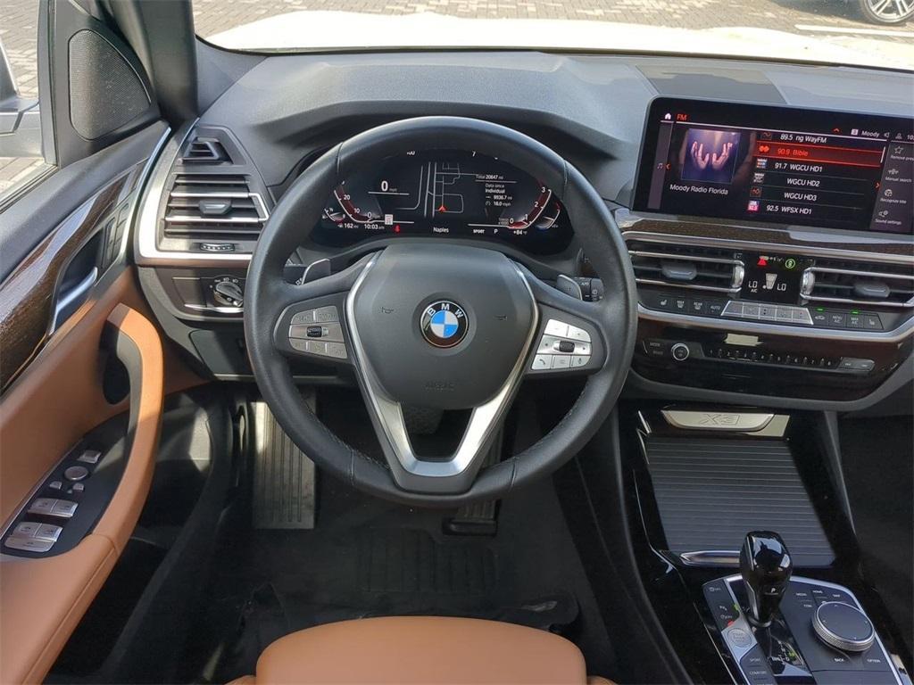 used 2022 BMW X3 car, priced at $38,395