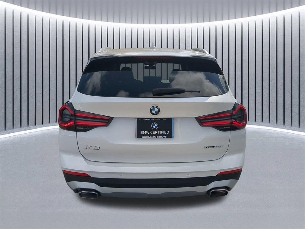 used 2022 BMW X3 car, priced at $36,995