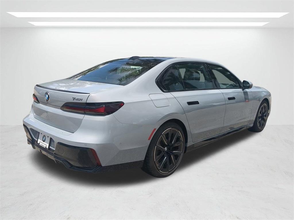 new 2025 BMW 740 car, priced at $108,080