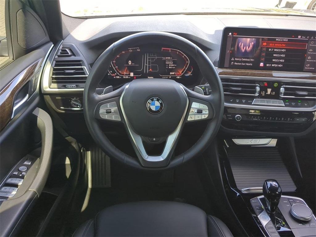 used 2022 BMW X3 car, priced at $34,995