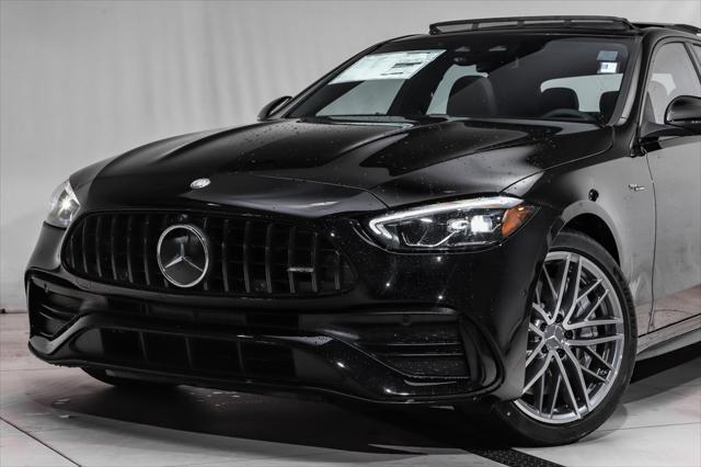 new 2025 Mercedes-Benz AMG C 43 car, priced at $72,790