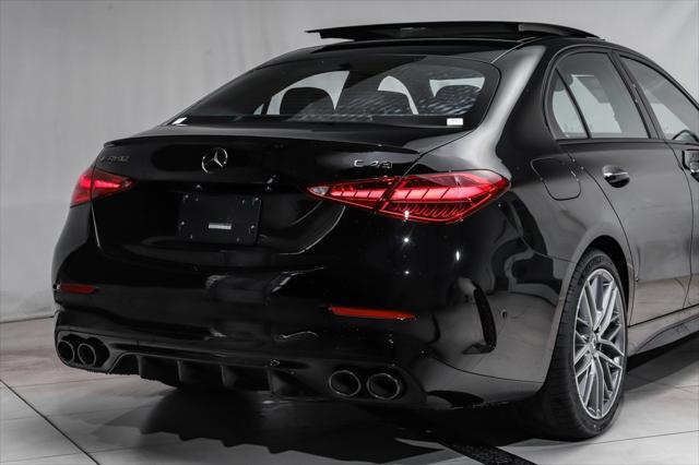 new 2025 Mercedes-Benz AMG C 43 car, priced at $72,790