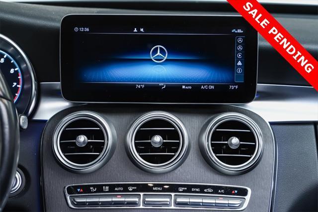 used 2021 Mercedes-Benz C-Class car, priced at $33,999