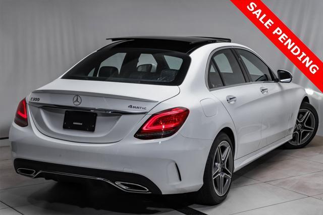 used 2021 Mercedes-Benz C-Class car, priced at $33,999