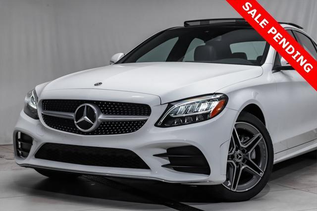 used 2021 Mercedes-Benz C-Class car, priced at $33,999