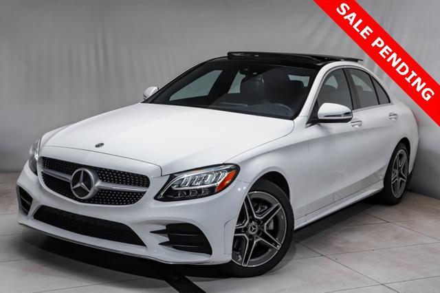 used 2021 Mercedes-Benz C-Class car, priced at $33,999