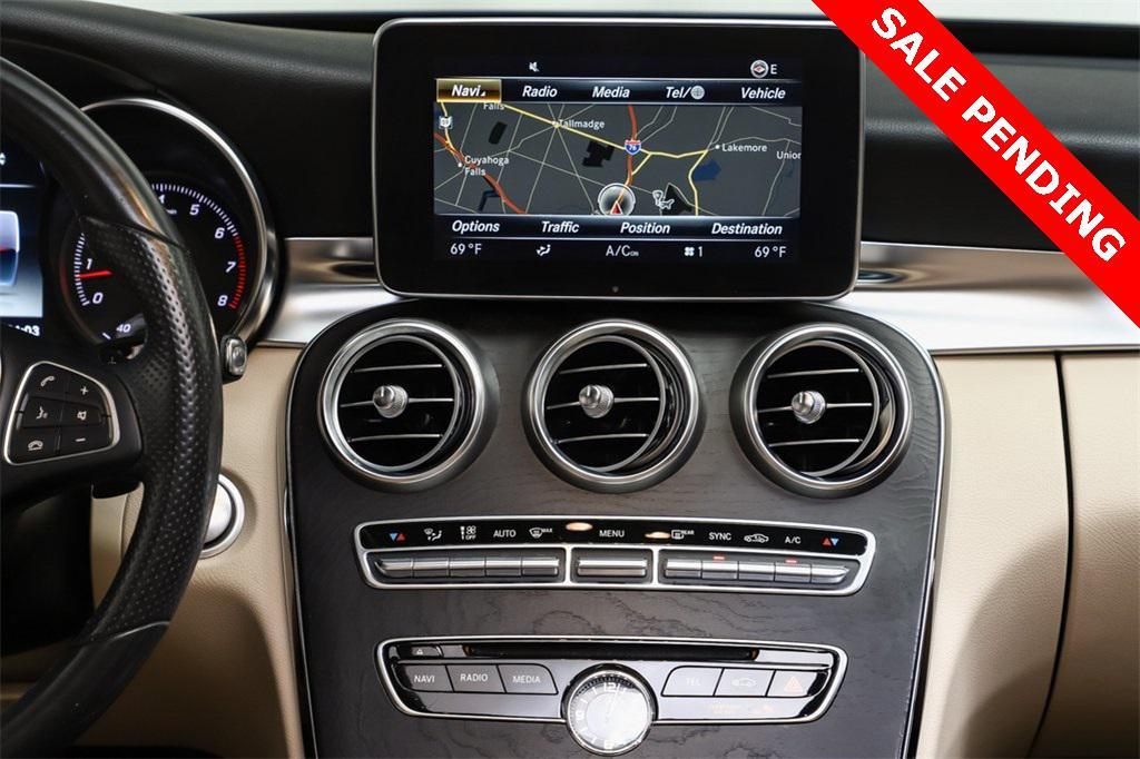 used 2015 Mercedes-Benz C-Class car, priced at $15,999