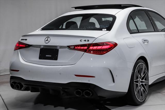 new 2025 Mercedes-Benz AMG C 43 car, priced at $76,040