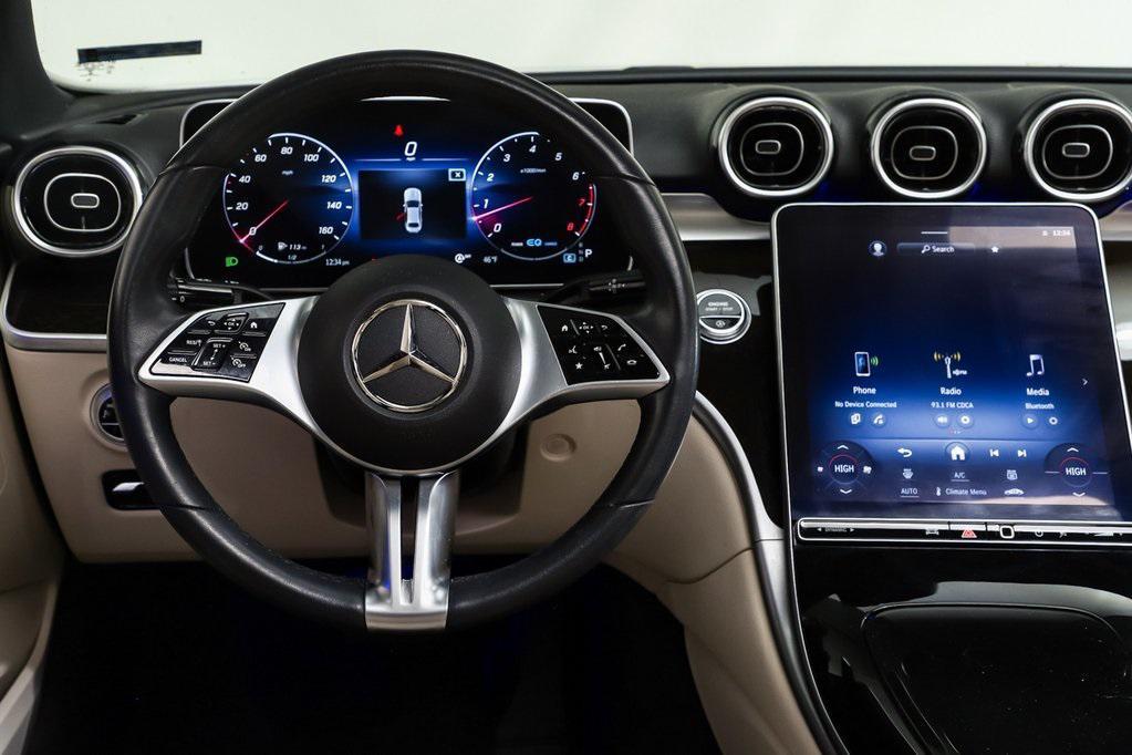used 2022 Mercedes-Benz C-Class car, priced at $36,993