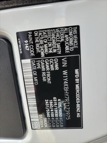 used 2024 Mercedes-Benz Sprinter 2500 car, priced at $48,293