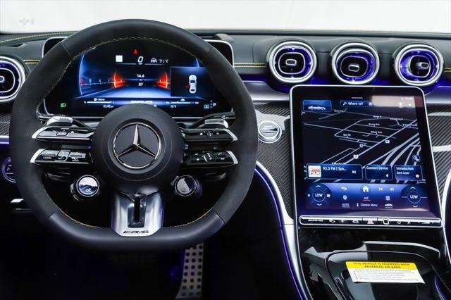 new 2024 Mercedes-Benz AMG C 63 car, priced at $105,825