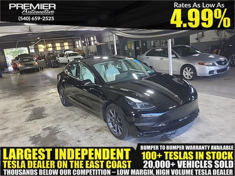 used 2022 Tesla Model 3 car, priced at $17,999