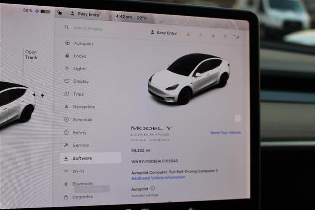 used 2020 Tesla Model Y car, priced at $22,999