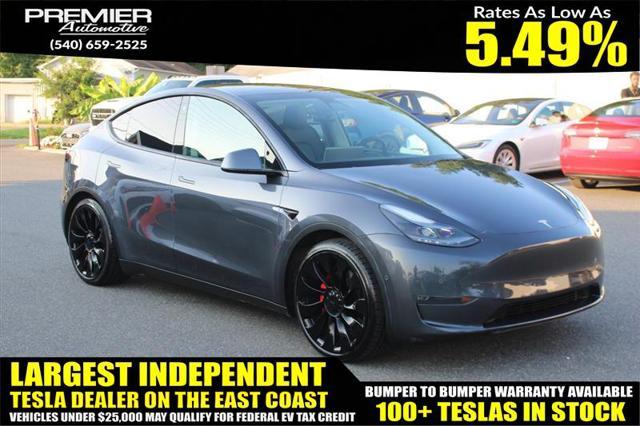 used 2022 Tesla Model Y car, priced at $23,999