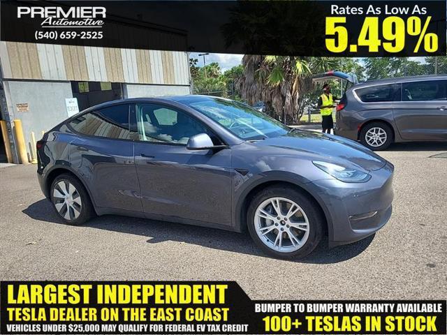 used 2022 Tesla Model Y car, priced at $23,999