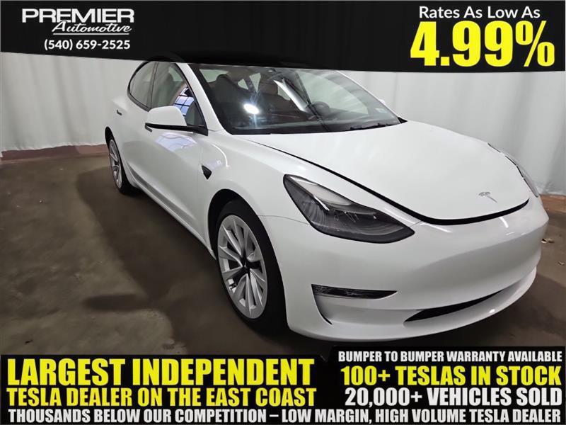 used 2022 Tesla Model 3 car