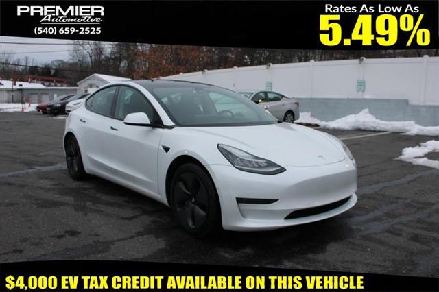 used 2021 Tesla Model 3 car, priced at $19,450