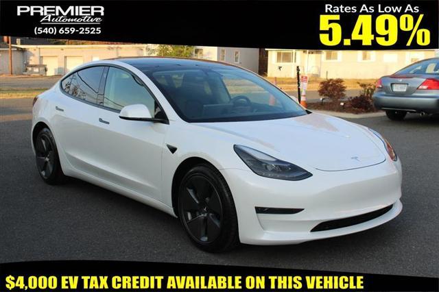 used 2021 Tesla Model 3 car, priced at $19,450