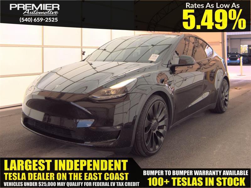used 2022 Tesla Model Y car, priced at $21,999