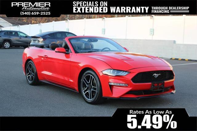 used 2022 Ford Mustang car, priced at $17,450