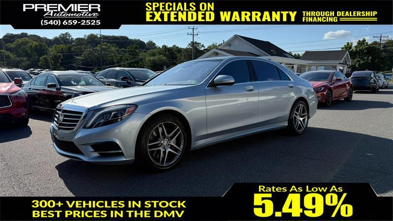 used 2015 Mercedes-Benz S-Class car, priced at $18,999