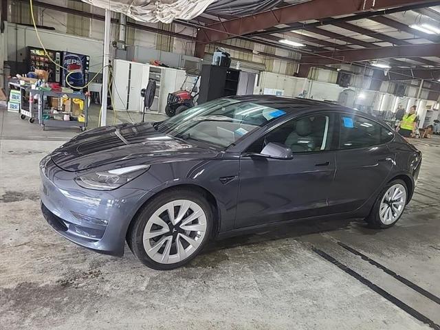 used 2022 Tesla Model 3 car, priced at $21,999