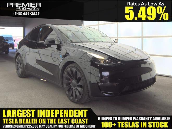 used 2021 Tesla Model Y car, priced at $20,999