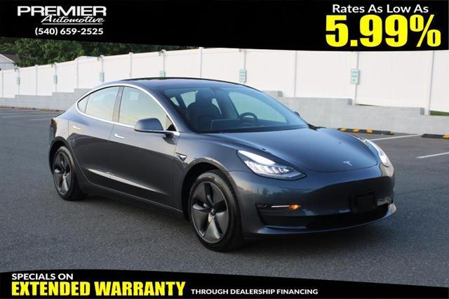 used 2018 Tesla Model 3 car, priced at $19,999