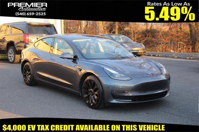 used 2021 Tesla Model 3 car, priced at $18,450