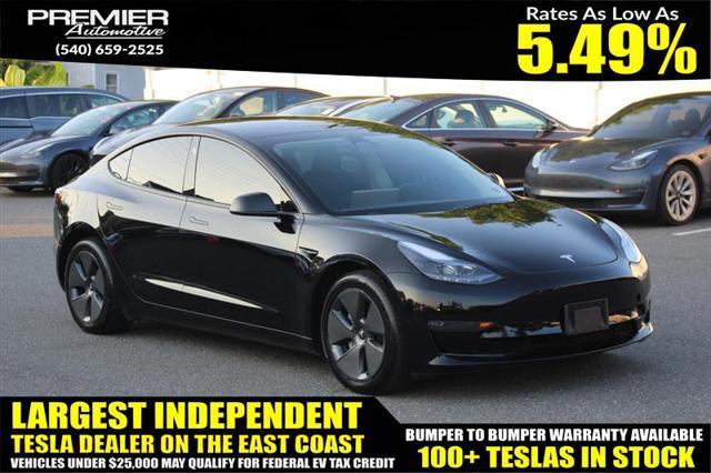 used 2023 Tesla Model 3 car, priced at $24,999